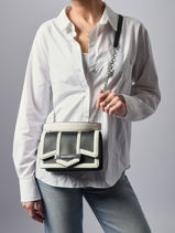 Cross Body Tas K Nova Leder Karl lagerfeld Zwart k nova A4W30277-vue-porte